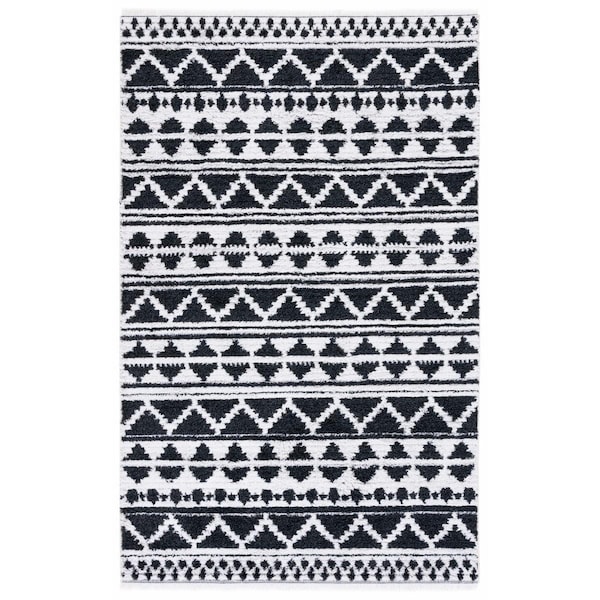 Safavieh 8 x 10 ft. Augustine Power Loomed Rectangle Rug Grey & Ivory AGT849F-8 - main